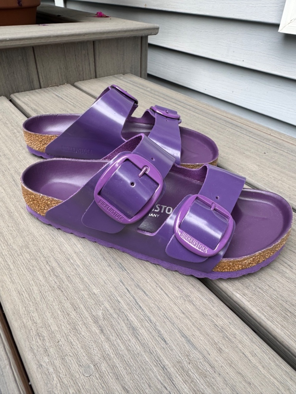 Birkenstock purple Arizona Big Buckle - Picture 4 of 7